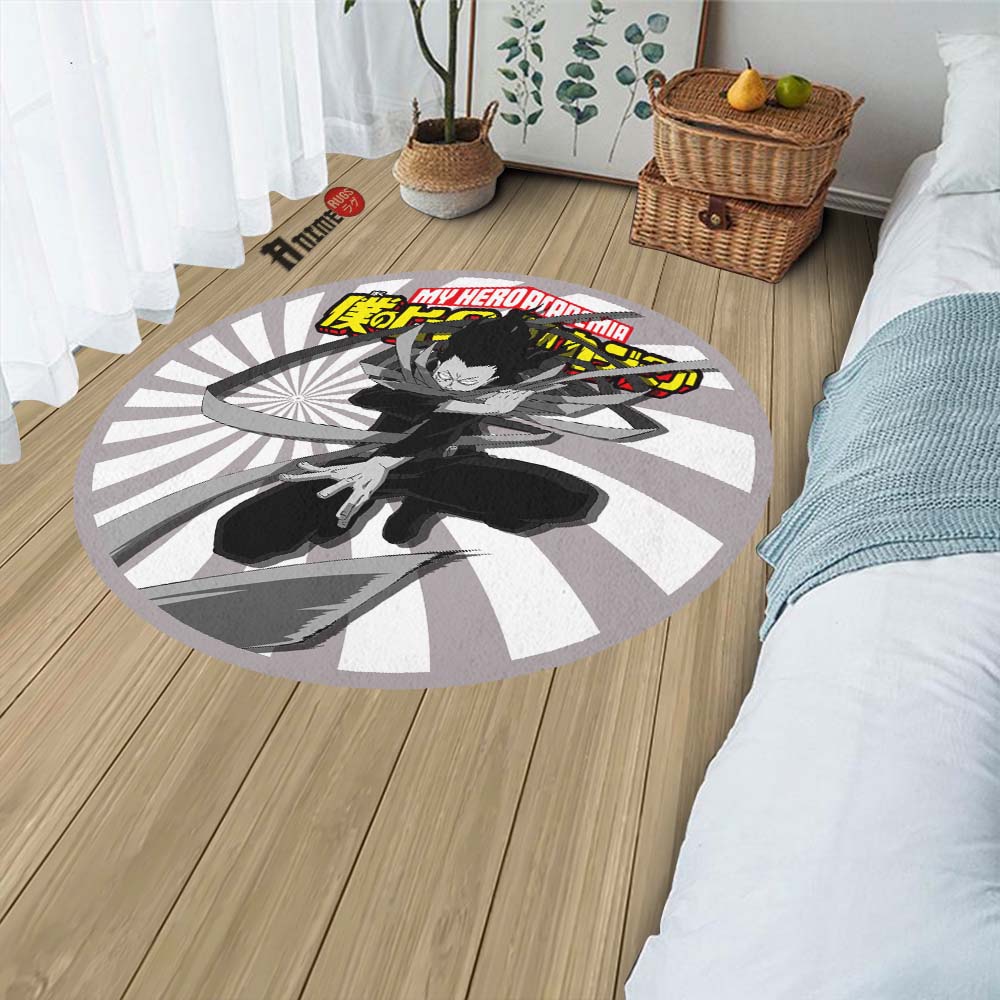 Shouta Aizawa Round Rug Custom My Hero Academia Anime Circle Carpet-Animerugs