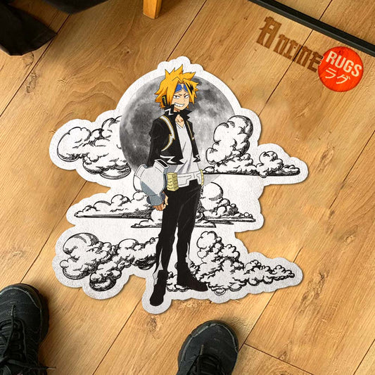 Denki Kaminari Shaped Rug Custom Moon Clouds My Hero Academia Anime Room Decor-Animerugs