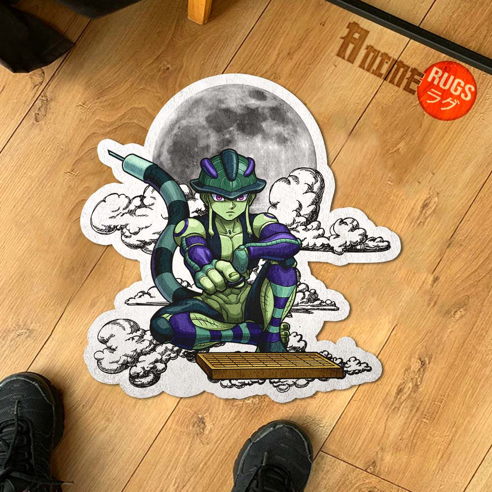 Meruem Shaped Rug Custom Moon Clouds Hunter x Hunter Anime Room Decor-Animerugs