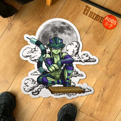 Meruem Shaped Rug Custom Moon Clouds Hunter x Hunter Anime Room Decor-Animerugs