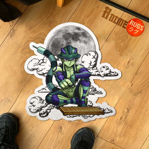 Meruem Shaped Rug Custom Moon Clouds Hunter x Hunter Anime Room Decor-Animerugs