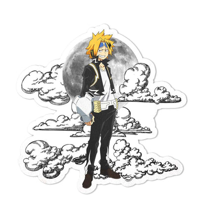Denki Kaminari Shaped Rug Custom Moon Clouds My Hero Academia Anime Room Decor-Animerugs