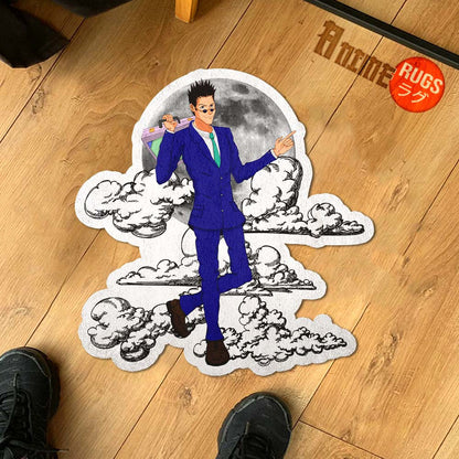 Leorio Paradinight Shaped Rug Custom Moon Clouds Hunter x Hunter Anime Room Decor-Animerugs