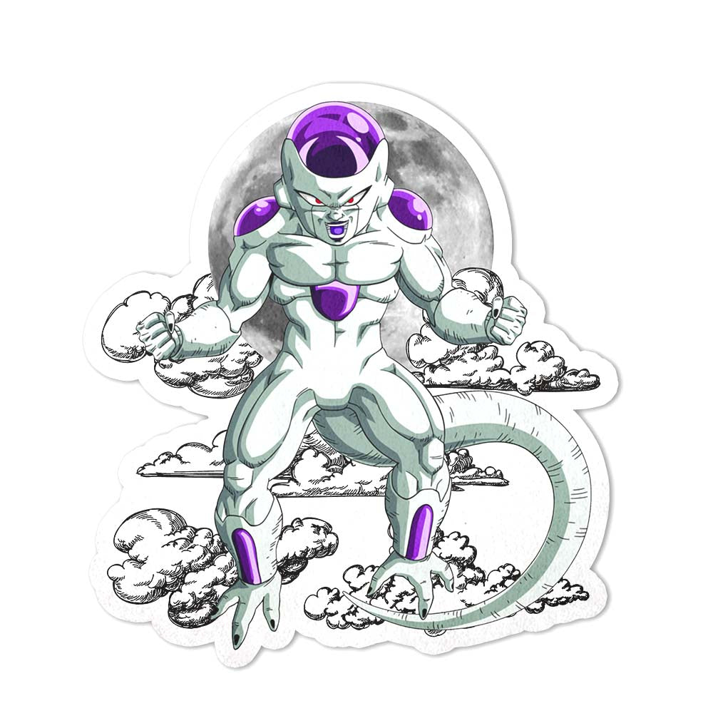 Frieza Shaped Rug Custom Moon Clouds Dragon Ball Anime Room Decor-Animerugs