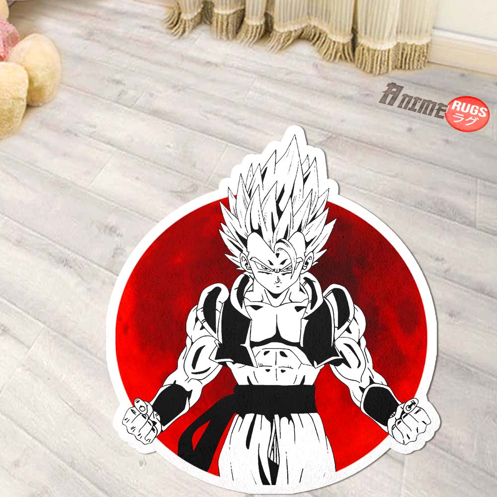 Gogeta Shaped Rug Custom Dragon Ball Anime Room Decor-Animerugs