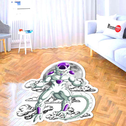 Frieza Shaped Rug Custom Moon Clouds Dragon Ball Anime Room Decor-Animerugs