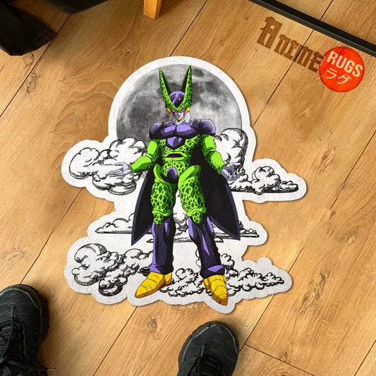 Cell Shaped Rug Custom Moon Clouds Dragon Ball Anime Room Decor-Animerugs