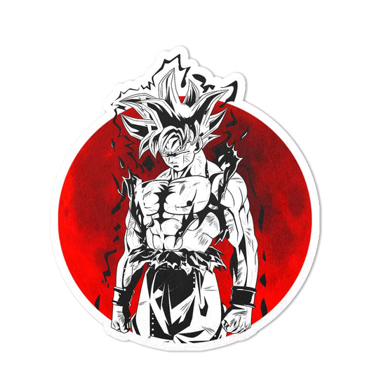 Goku Ultra Instinct Shaped Rug Custom Dragon Ball Anime Room Decor-Animerugs