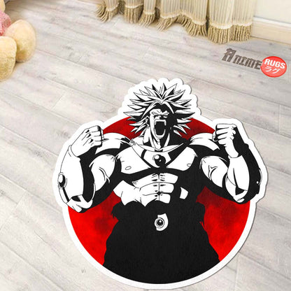 Broly Shaped Rug Custom Dragon Ball Anime Room Decor-Animerugs
