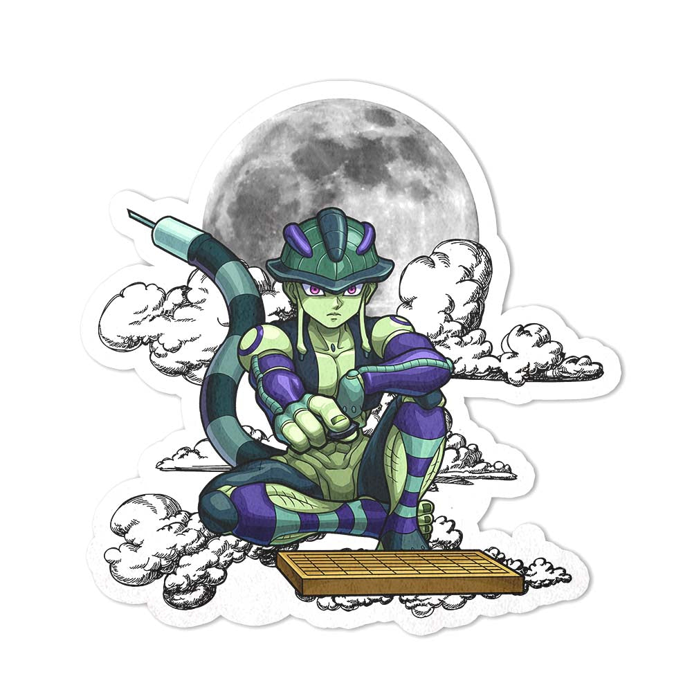 Meruem Shaped Rug Custom Moon Clouds Hunter x Hunter Anime Room Decor-Animerugs