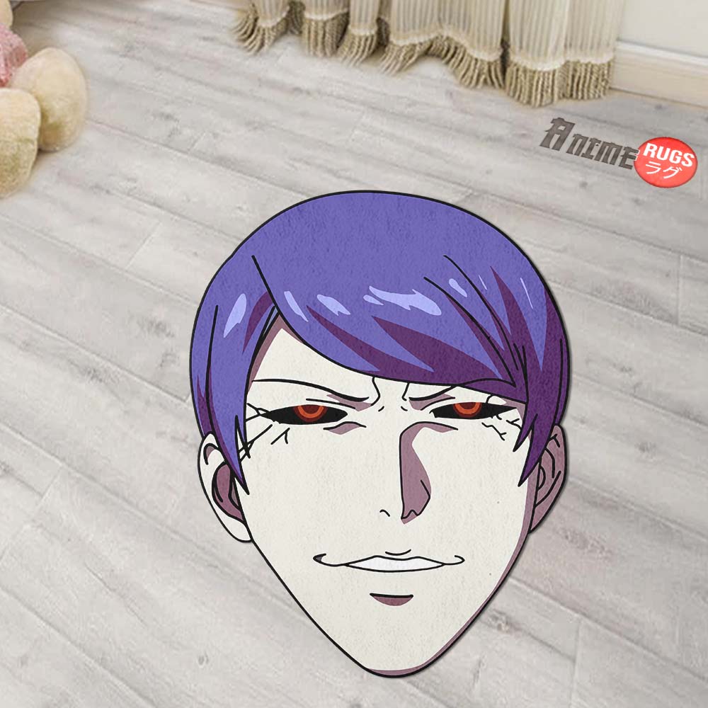 Shuu Tsukiyama Shaped Rug Custom Tokyo Ghoul Anime Room Decor-Animerugs