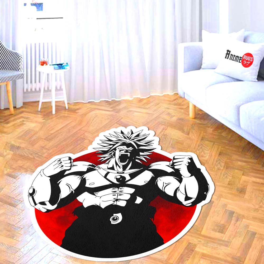 Broly Shaped Rug Custom Dragon Ball Anime Room Decor-Animerugs