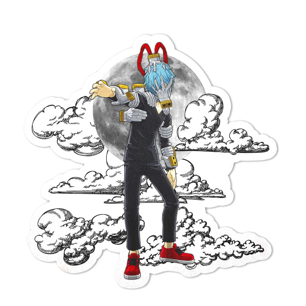 Tomura Shigaraki Shaped Rug Custom Moon Clouds My Hero Academia Anime Room Decor-Animerugs