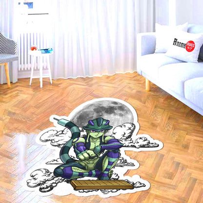 Meruem Shaped Rug Custom Moon Clouds Hunter x Hunter Anime Room Decor-Animerugs