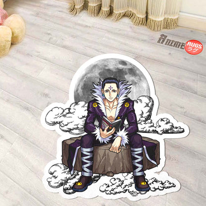 Chrollo Lucilfer Shaped Rug Custom Moon Clouds Hunter x Hunter Anime Room Decor-Animerugs