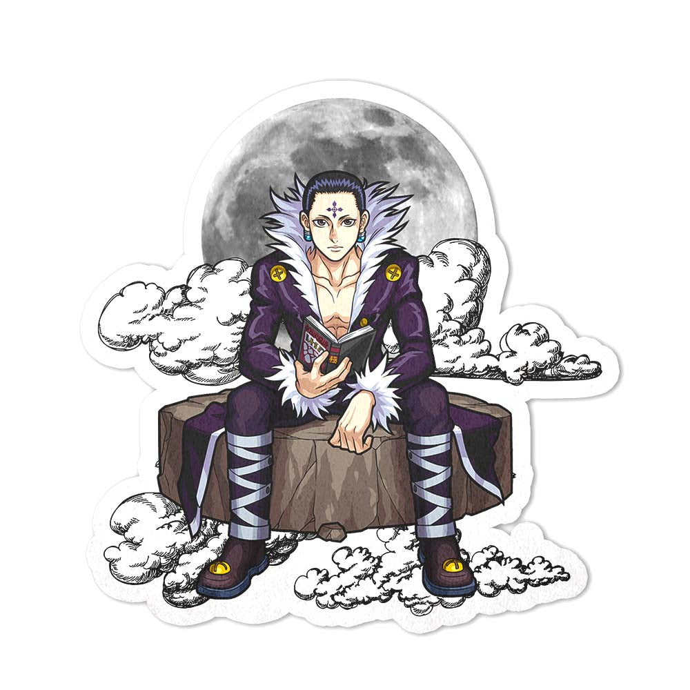 Chrollo Lucilfer Shaped Rug Custom Moon Clouds Hunter x Hunter Anime Room Decor-Animerugs
