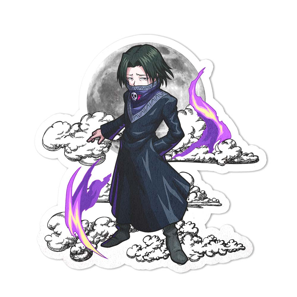Feitan Pohtoh Shaped Rug Custom Moon Clouds Hunter x Hunter Anime Room Decor-Animerugs