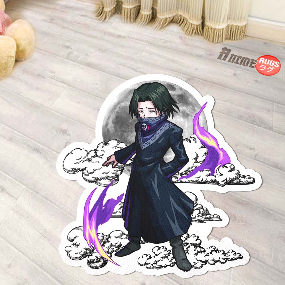 Feitan Pohtoh Shaped Rug Custom Moon Clouds Hunter x Hunter Anime Room Decor-Animerugs