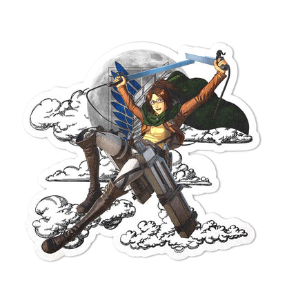 Hange Zo� Shaped Rug Custom Moon Clouds Attack On Titan Anime Room Decor-Animerugs