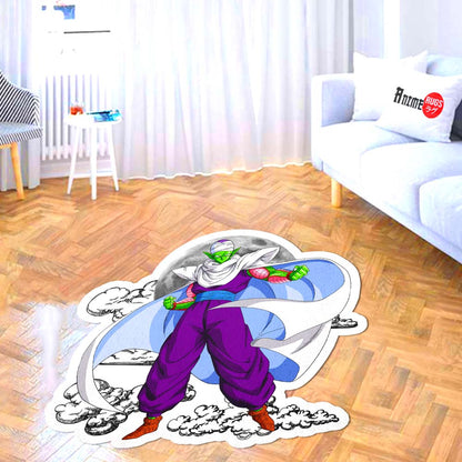Piccolo Shaped Rug Custom Moon Clouds Dragon Ball Anime Room Decor-Animerugs
