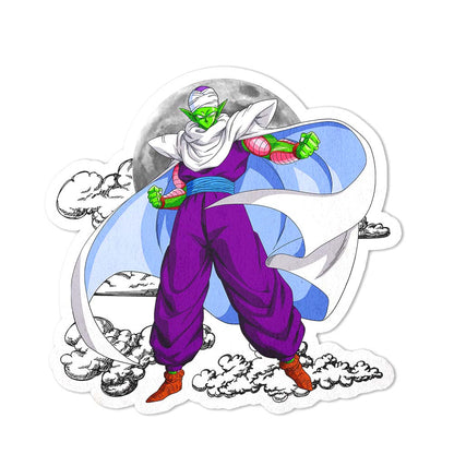 Piccolo Shaped Rug Custom Moon Clouds Dragon Ball Anime Room Decor-Animerugs