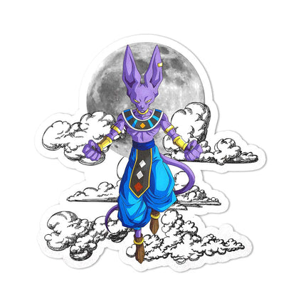 Beerus Shaped Rug Custom Moon Clouds Dragon Ball Anime Room Decor-Animerugs
