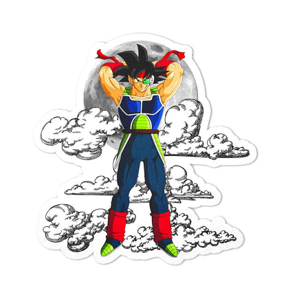 Bardock Shaped Rug Custom Moon Clouds Dragon Ball Anime Room Decor-Animerugs