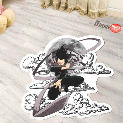 Shouta Aizawa Shaped Rug Custom Moon Clouds My Hero Academia Anime Room Decor-Animerugs