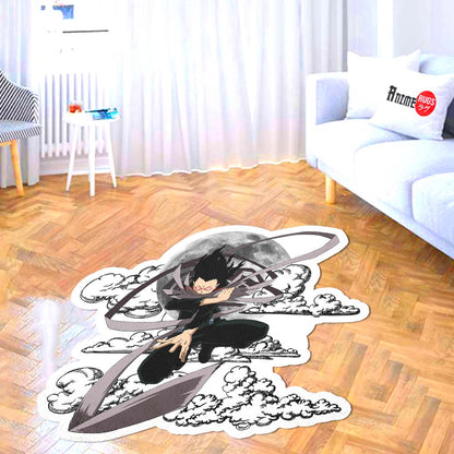 Shouta Aizawa Shaped Rug Custom Moon Clouds My Hero Academia Anime Room Decor-Animerugs