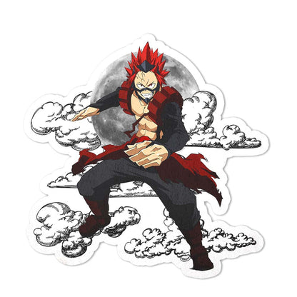 Eijiro Kirishima Shaped Rug Custom Moon Clouds My Hero Academia Anime Room Decor-Animerugs