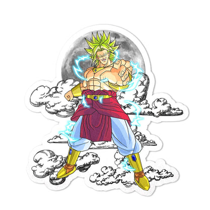 Broly Shaped Rug Custom Moon Clouds Dragon Ball Anime Room Decor-Animerugs
