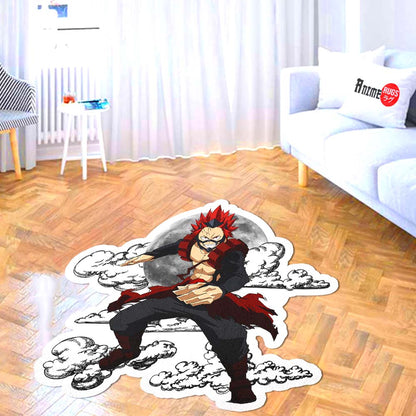 Eijiro Kirishima Shaped Rug Custom Moon Clouds My Hero Academia Anime Room Decor-Animerugs