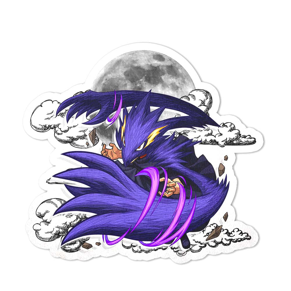 Fumikage Tokoyami Shaped Rug Custom Moon Clouds My Hero Academia Anime Room Decor-Animerugs