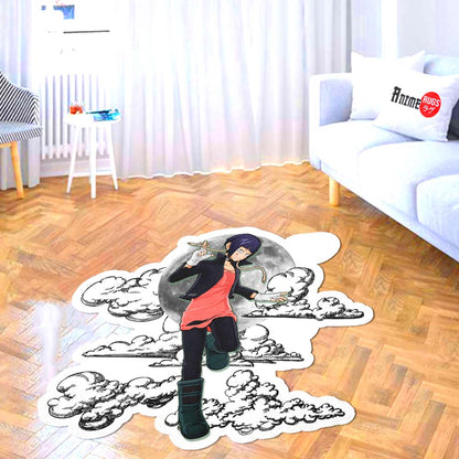 Kyouka Jirou Shaped Rug Custom Moon Clouds My Hero Academia Anime Room Decor-Animerugs