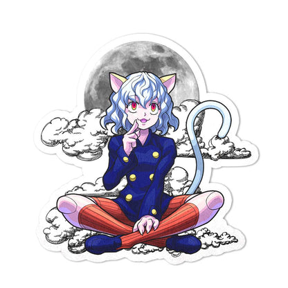 Neferpitou Shaped Rug Custom Moon Clouds Hunter x Hunter Anime Room Decor-Animerugs