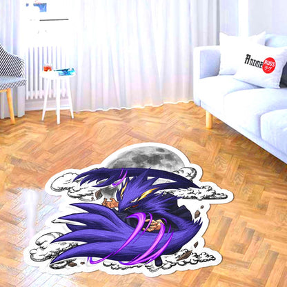 Fumikage Tokoyami Shaped Rug Custom Moon Clouds My Hero Academia Anime Room Decor-Animerugs