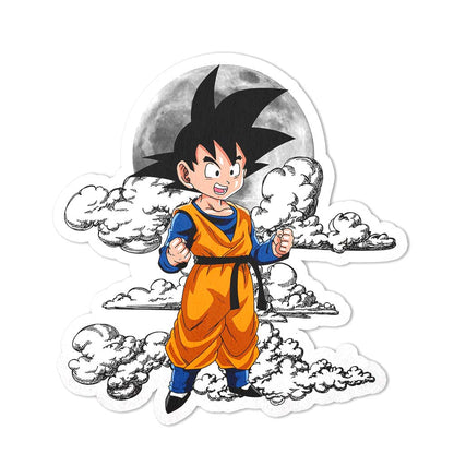 Goten Shaped Rug Custom Moon Clouds Dragon Ball Anime Room Decor-Animerugs