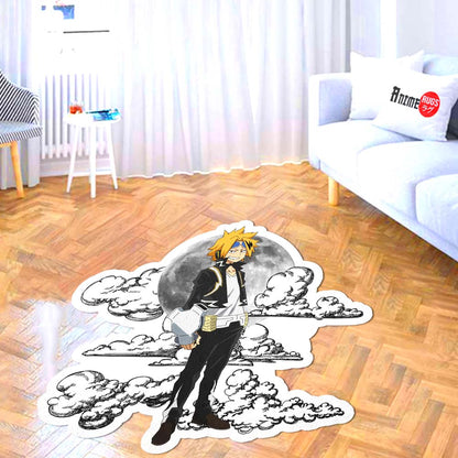 Denki Kaminari Shaped Rug Custom Moon Clouds My Hero Academia Anime Room Decor-Animerugs