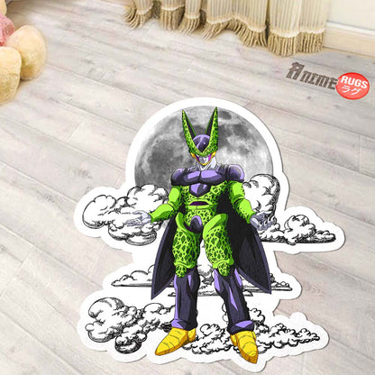 Cell Shaped Rug Custom Moon Clouds Dragon Ball Anime Room Decor-Animerugs