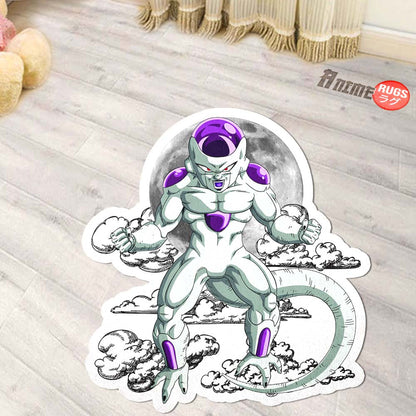 Frieza Shaped Rug Custom Moon Clouds Dragon Ball Anime Room Decor-Animerugs