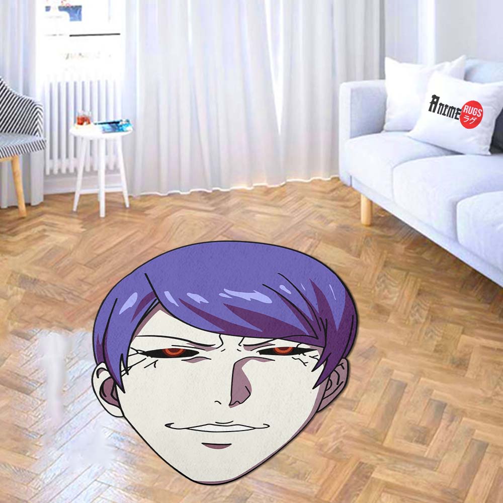 Shuu Tsukiyama Shaped Rug Custom Tokyo Ghoul Anime Room Decor-Animerugs