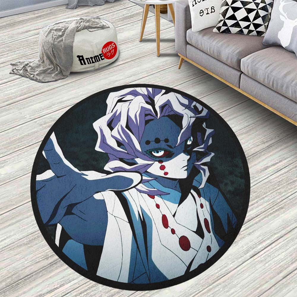 Rui Round Rug Custom Demon Slayer Anime Circle Carpet-Animerugs