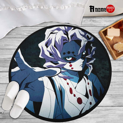 Rui Round Rug Custom Demon Slayer Anime Circle Carpet-Animerugs