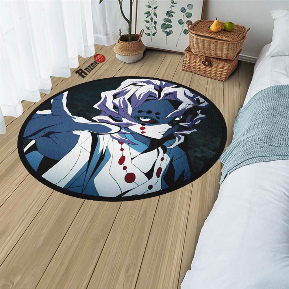Rui Round Rug Custom Demon Slayer Anime Circle Carpet-Animerugs