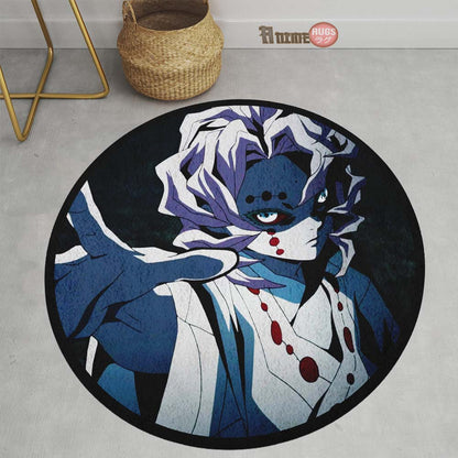 Rui Round Rug Custom Demon Slayer Anime Circle Carpet-Animerugs
