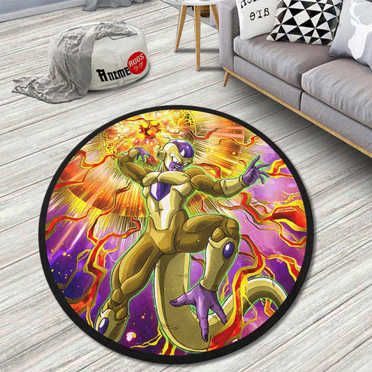Frieza Skill Round Rug Custom Dragon Ball Anime Circle Carpet-Animerugs