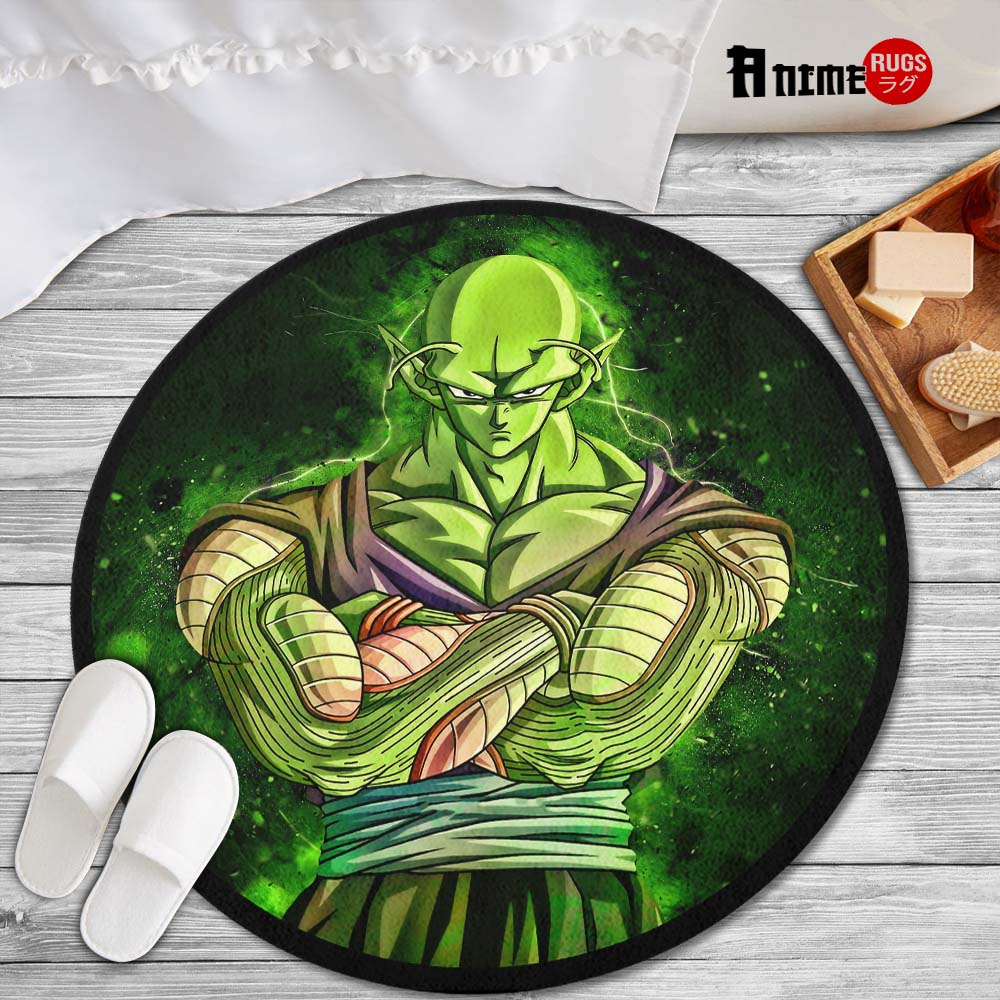 Piccolo Skill Round Rug Custom Dragon Ball Anime Circle Carpet-Animerugs