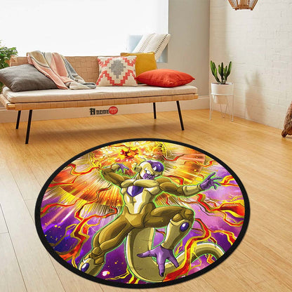 Frieza Skill Round Rug Custom Dragon Ball Anime Circle Carpet-Animerugs