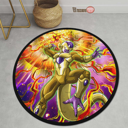 Frieza Skill Round Rug Custom Dragon Ball Anime Circle Carpet-Animerugs