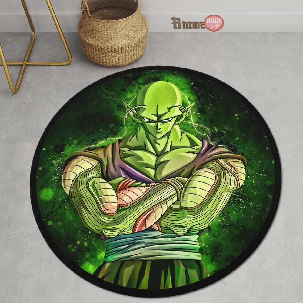 Piccolo Skill Round Rug Custom Dragon Ball Anime Circle Carpet-Animerugs